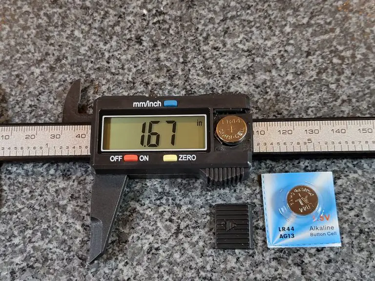 Adoric digital caliper battery