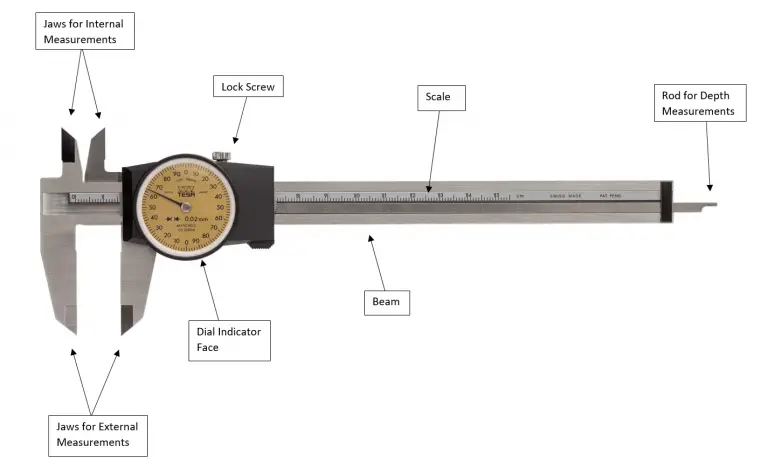 parts of a caliper