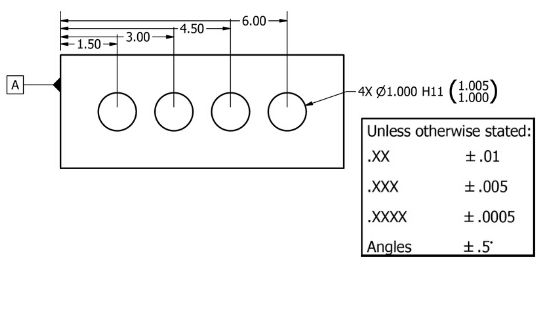 datum dimensioning blueprint example