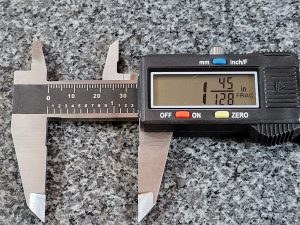 Neiko digital caliper display fractions