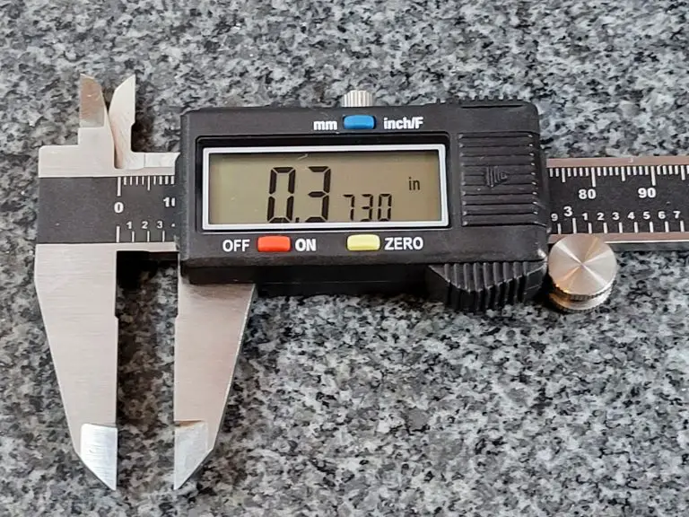 Neiko digital caliper display inches