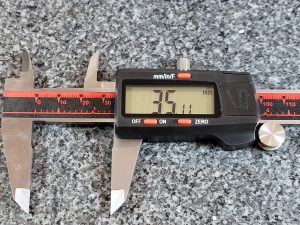 VINCA digital caliper display mm