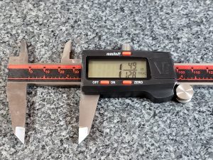 VINCA digital caliper display fractions