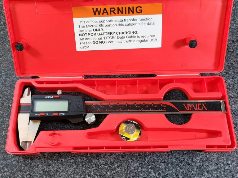 VINCA digital caliper in case unwrapped