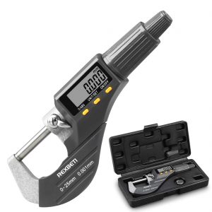 rexbeti digital micrometer with case