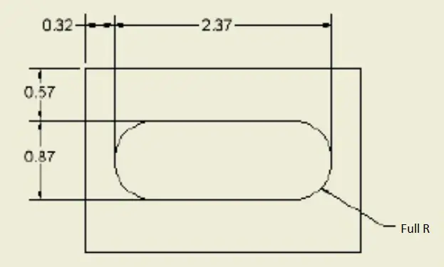 full radius blueprint example