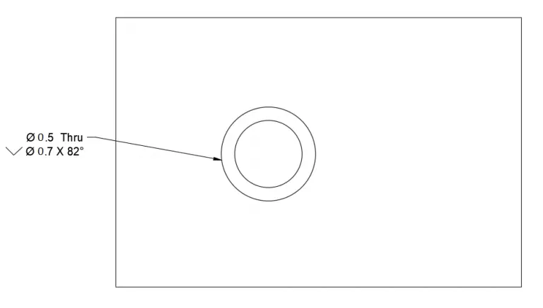 countersink blueprint example