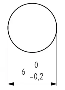 unilateral tolerance blueprint example