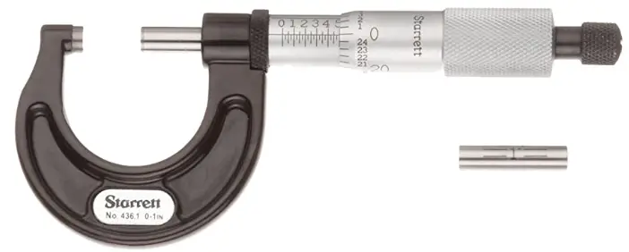 starrett 0-1" micrometer