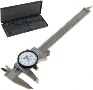 anytime tools 6 inch dial caliper with case