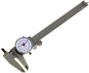 anytime tools 5 inch dial caliper with inch and metric reading dial