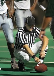 measuring football distance with chains