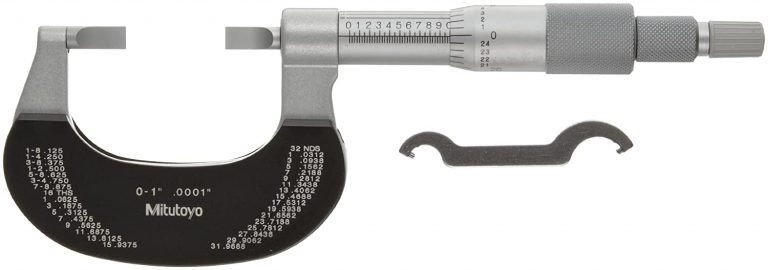 mitutoyo blade micrometer