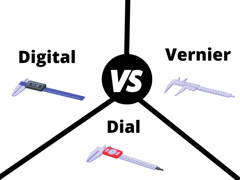 comparison of digital, dial and vernier calipers