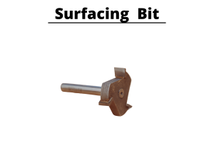 closeup of cnc surfacing bit