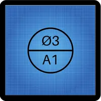 Datum Target Blueprint GD&T Symbol circle with diameter 3 in top and A1 in bottom half