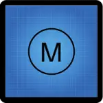 Maximum Material Condition Blueprint GD&T Symbol m in a circle