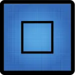 Square Blueprint GD&T Symbol