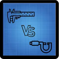 an icon with a caliper vs a micrometer