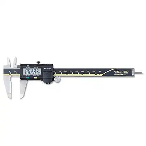 Mitutoyo 500-196-30 Digital Caliper, 0 to 6″/0 to 150mm Measuring Range, 0.0005″/0.01mm Resolution