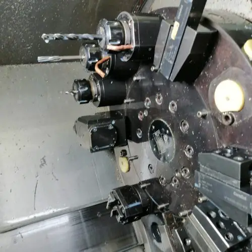 an automatic tool changer on a dmg mori cnc machine