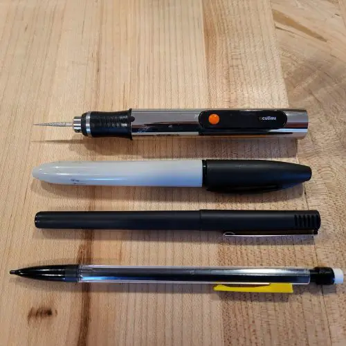 culiau customizer compared to sharpie, pen and pencil
