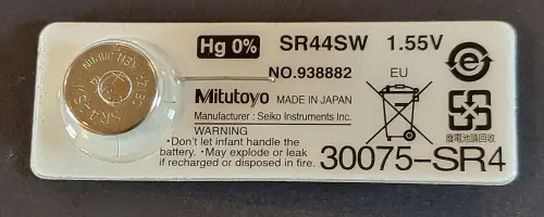 mitutoyo digital caliper sr44 battery